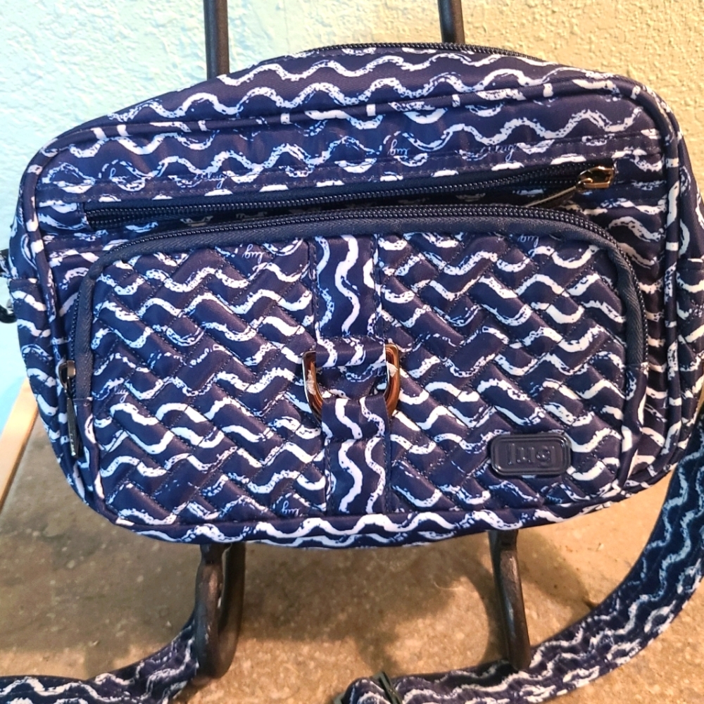 Lug Carousel Navy Crossbody Bag
